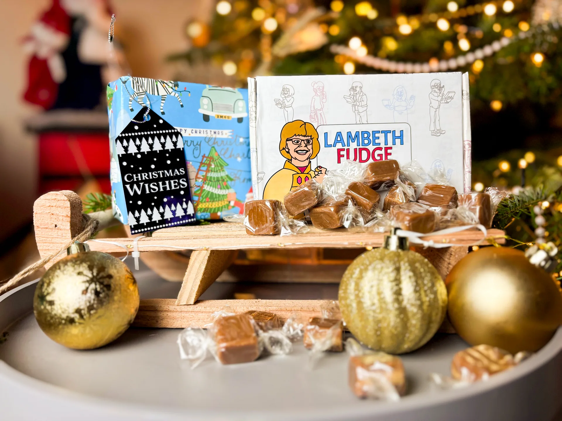 Lambeth Fudge gift display — Bromley Photography, Chislehurst