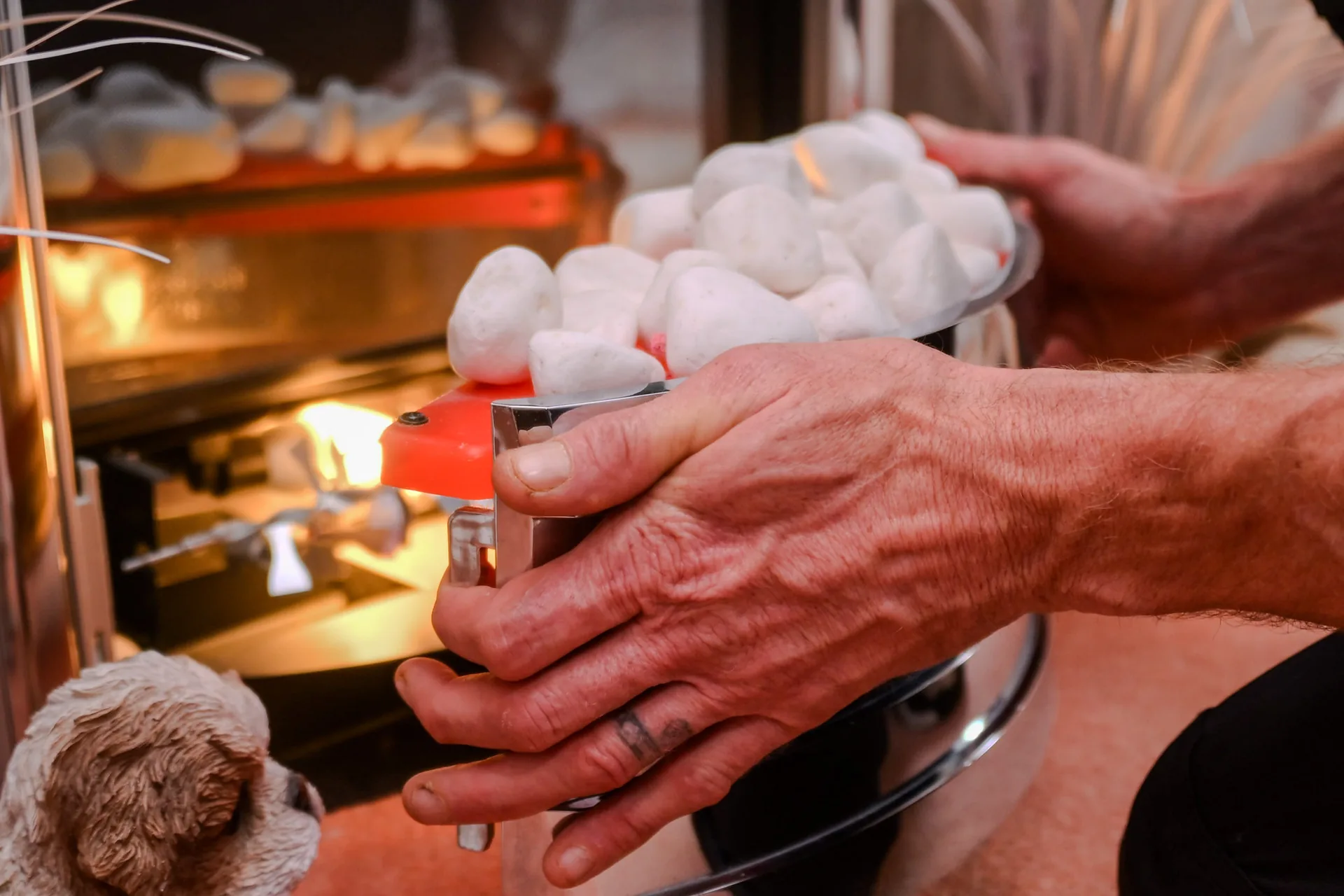 Heating engineer at work — Bromley Photography, Chislehurst